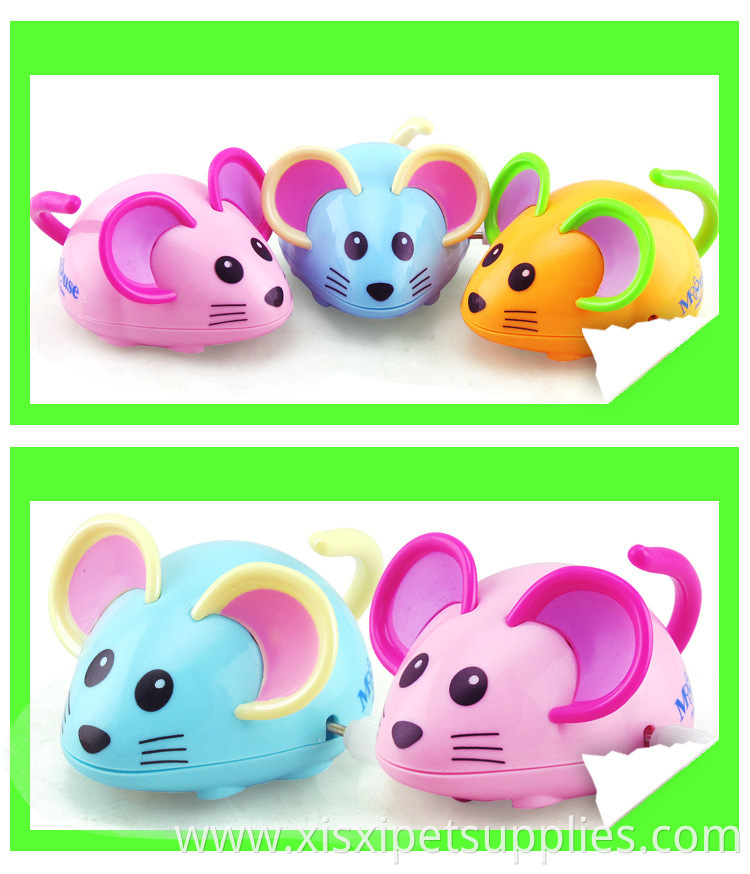 2019 wholesale colorful upper chain mouse cat toy